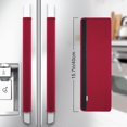 thumbnail image 2 of Ziyoot 5Pcs Refrigerator Door Handle Cover Washable Kitchen Appliance Decor Handles Fridge Oven Microwave Dishwasher Antiskid Protector, Keep Off Fingerprints Food Stains (Burgundy), 2 of 7