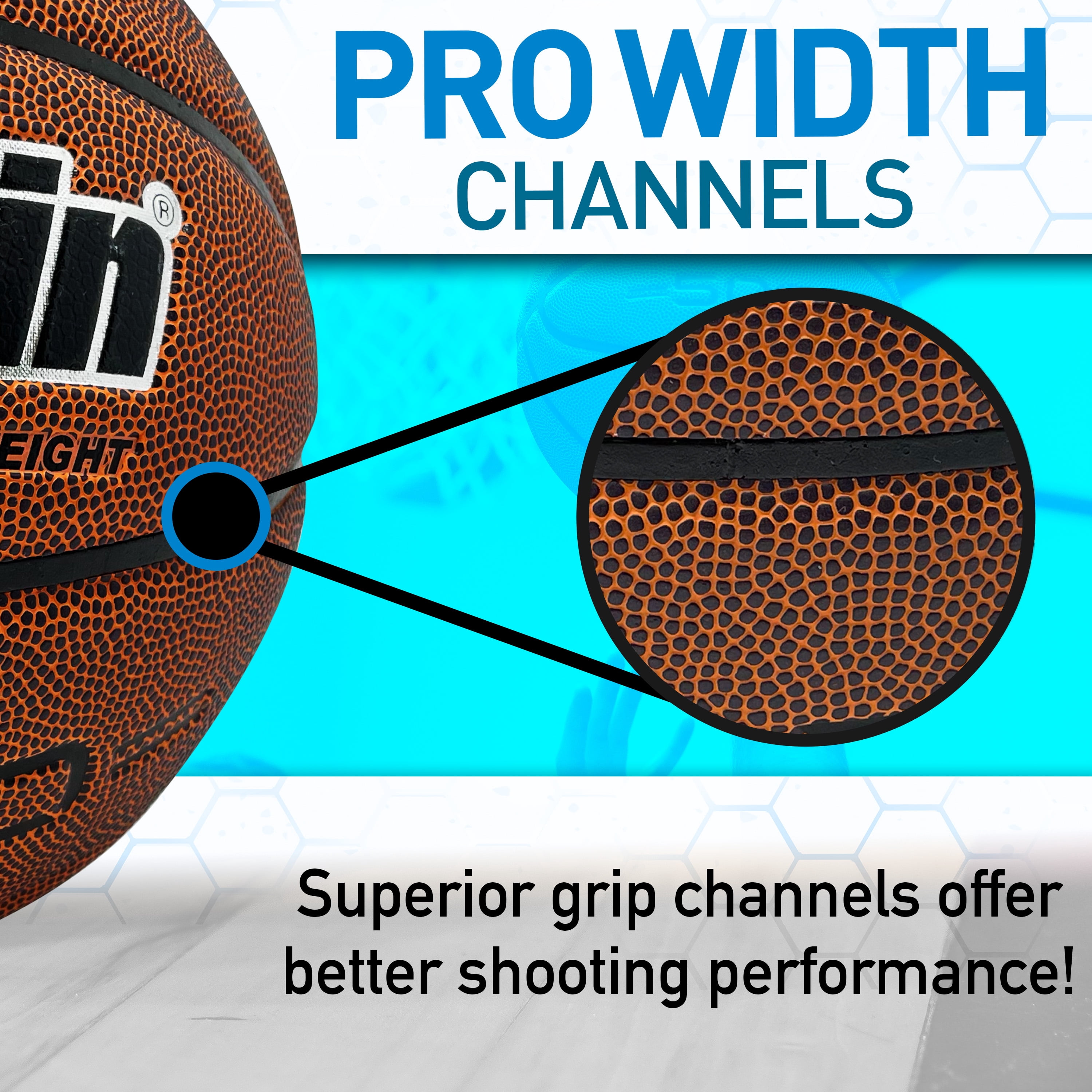 Franklin Sports Official Indoor Basketball with Air Pump, Size 28.5"