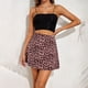 thumbnail image 4 of Faldas largas de satén de talle con estampado de leopardo floral rosa Gibobby Rosa XL, 4 of 5