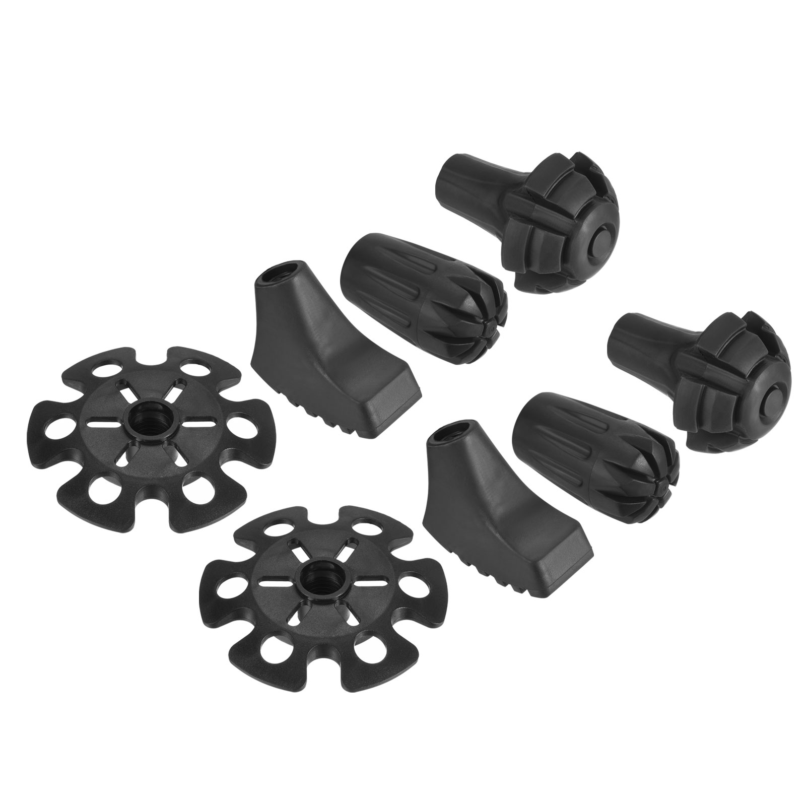 Uxcell Trekking Pole Tips Accessories Set Hiking Stick Tip Protectors