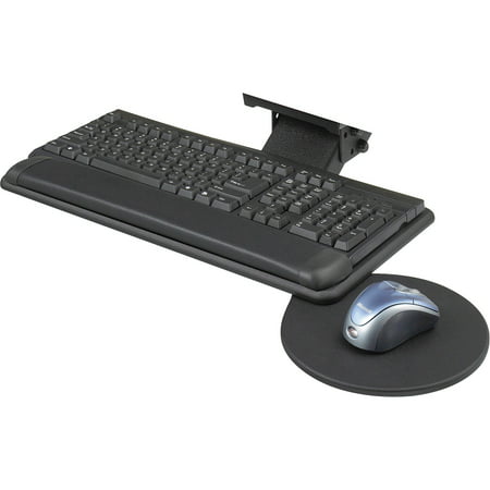 Safco, SAF2135BL, Swivel Mouse Tray Adjustable Keyboard Platform, 1,