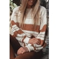 thumbnail image 1 of FOLUNSI Flirty Striped Sweater: Easy Styling, Perfect Fit!, 1 of 8