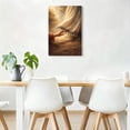thumbnail image 3 of The Hem Of Jesus' Garment Framed Canvas Wall Art - Inspirational Christian Artwork, Religious Faith Print, Spiritual Healing Decor For Home, Church, Living Room, Bedroom 16*24inch(40*60cm), 3 of 6