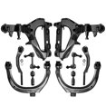 thumbnail image 7 of Detroit Axle - 12pc Front End Kit for 2002 2003 Chevy Trailblazer EXT GMC Envoy XL Olds Bravada 2003 Isuzu Ascender, Upper Lower Control Arms Ready Struts Sway Bars Tie Rods Replacement, 7 of 7