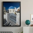 thumbnail image 5 of Santorini Sidewalk Premium Framed Print - Ready to Hang, 5 of 9