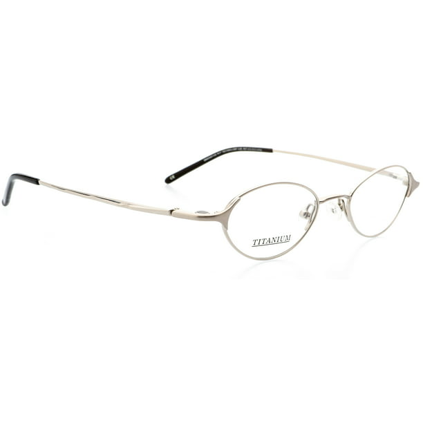 Optical Eyewear Oval Shape Titanium Full Rim Frame Prescription Eyeglasses Rx Bronze 