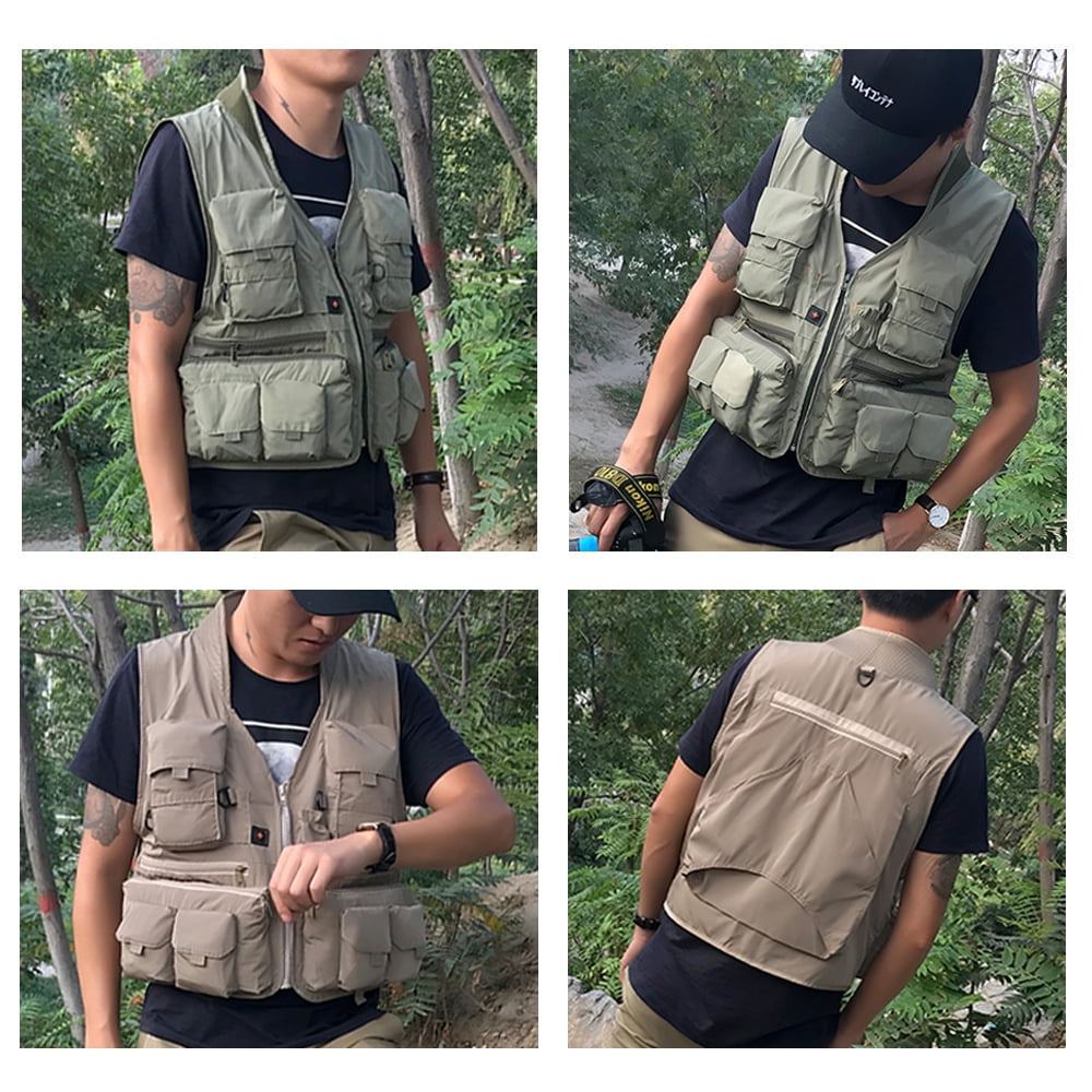 Details about / Quick Dry Fly Fishing Vest Breathable Fishing Jacket with Mesh Lining for P6M5