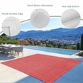 thumbnail image 4 of Fsddascl Vintage Coral Red Outdoor Rug for Patio/Deck, Non-Slip Large Area Rug 6 x 9 Ft, Farmhouse Retro Solid Color Linen Texture Indoor Outdoor Rugs Washable Area Rugs, Camping Rug Carpet Runner, 4 of 9