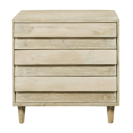 - Reclaimed Look 3 Drawer Mango Wood Accent Chest