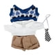 thumbnail image 2 of Conjunto de ropa de muñecos de peluche DIY para muñecas de juguete para niños, ropa de regalo de cumpleaños, disfraces de regalo adorables para niñas, Tejido de punto, 2 of 8