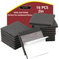 thumbnail image 2 of 16pcs Non-Slip Furniture Pads, 2 Inch Quality Furniture Clamps, Self-Adhesive Rubber Feet Furniture Feet, Ideal Non-Slip Furniture Pads, Floor Protectors, Keeps Furniture In Place (Square), 2 of 7