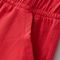 thumbnail image 3 of Baby Boy Shorts Summer Casual Breathable Fashion Solid Color Elastic Waist Dailywear Short Pants with Pockets Red 3-4 Years, 3 of 4