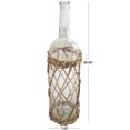 thumbnail image 3 of DecMode 27" Handmade Tall Glass Vase with Brown Rattan Woven Lower Body, 3 of 7