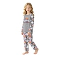 thumbnail image 5 of Matching Halloween Pajamas Set for Whole Family, Breathable Long Sleeve Halloween Family Pajamas with Ghost Drink Print, Fun Family Halloween Pajama Set Party, 5 of 7