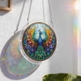 thumbnail image 4 of 83-Piece Acrylic Puzzle Suncatcher Hanging Ornament, DIY Stained Glass Style Window Decor with Chain for Home, Garden & Sunlight Display, 4 of 6