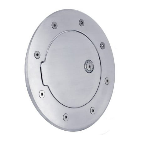UPC 660936004215 product image for All Sales 6092PL Polished Billet Aluminum Locking Fuel Door | upcitemdb.com