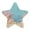 Colorful Starfish and Seashells, variant on Star Night Light Auto On/Off Plug-in Wall Light with Light Sensor Warm White LED for Home Party Vibrant Colorful Tie-dye Pattern