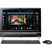 Angle View: HP TouchSmart 20" Touchscreen All-In-One Computer, AMD Athlon II X2 235e, 4GB RAM, 500GB HD, DVD Writer, Windows 7 Home Premium, 300-1020