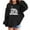 Black, variant on IWRICH Cute Hoodies for Girls Koala Print Hoodies Pullover Tops Long Sleeve Hooded Sweatshirts for Girls Yellow 90