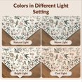 thumbnail image 7 of Design&I 3'x5' Ultra Soft Throw Mat, Delicate Flowering Branch Songbird Asian Inspired Botanical Accent None Fluffy Washable Easy Care Indoor rug for Bedside Hallway, 7 of 7
