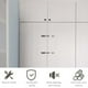 thumbnail image 4 of Bisagra plegable de 90/180 grados - Mecanismo oculto, acero laminado en frío, fácil instalación - para proyectos de bricolaje de muebles, 4 of 8