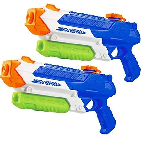 OLOEY Squirt Water Guns for Boys - 900CC Super Water Guns for Kids Adults-Swimming Pool Toys Water Fighting with Powerful Stream for Outdoor and Garden Playing - 2 Pack
