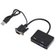 thumbnail image 1 of Adaptador VGA A VGA, VGA A Convertidor Cable Interfaz Multimedia Convertidor De División De Alta Definición, 1 of 7