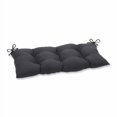 thumbnail image 2 of Pillow Perfect 591490 Indoor-Outdoor Tweed Red Wrought Iron Loveseat Cushion, 2 of 5