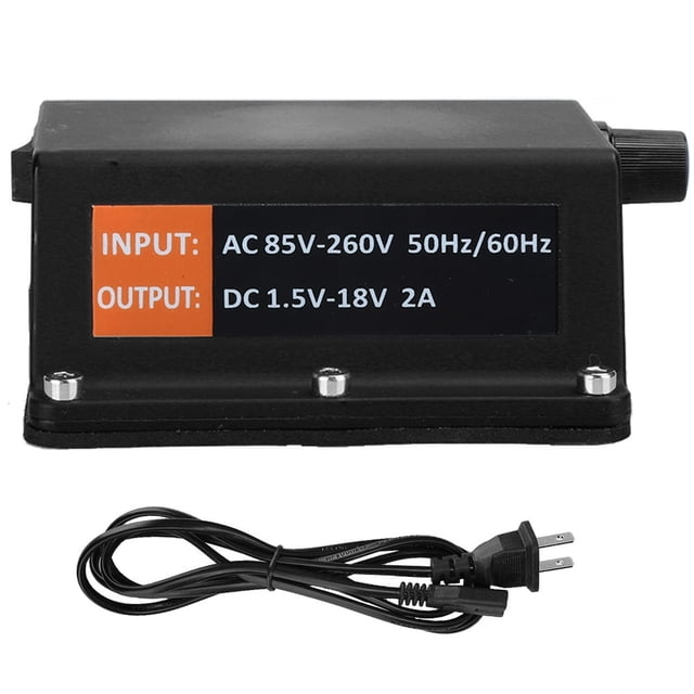 HLONK Tattoo Power Supply LCD Display Screen AntiSlip Tattoo Machine Battery (85V260V)(US Plug )