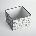 thumbnail image 2 of Bacati - Owls Grey/Beige Neutral Cotton Storage Box Large, 2 of 9