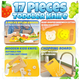 thumbnail image 3 of "Juguetes De Cuchillos Seguros Para Niños Montessori 17 Pcs Lab.G, Multicolor ", 3 of 5