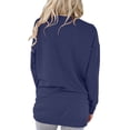 thumbnail image 3 of ONLYSHE Long Sleeve Shirts for Women Crew Neck Casual Tunic Tops Lightweight Pullover Sweatshirt With Pocket, 3 of 6