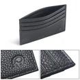 thumbnail image 3 of Tarjetero de Piel, Tarjetero, Cartera de Piel, Cartera Ultrafina Cartera de Piel Regalo, Unisex, Negro kaili Sencillez, 3 of 5