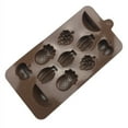 thumbnail image 2 of for 11 Grid Baking Silicone Ice Candy Jelly Chocolate Mould with Durable Flex Nonstick Design for Freezer use, 2 of 8