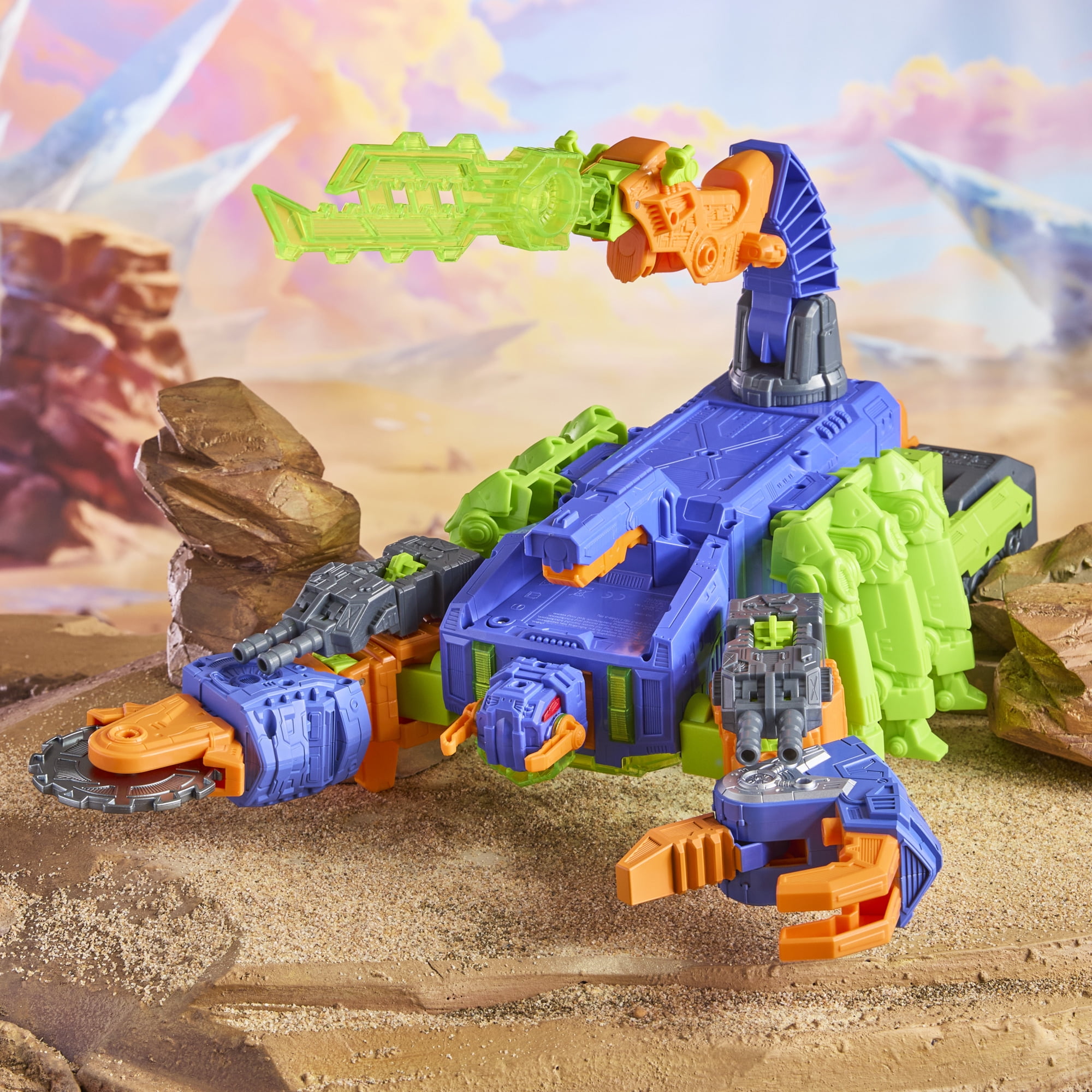 Transformers Toys CYBERWORLD Scorponok Strike Battle Converting Action Figure Playset for Kids 6 and up