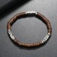 thumbnail image 1 of Granjero Gordo Pulsera de cuentas de cáscara de coco hecha a mano para apilar, pulsera ajustable tejida trenzada hecha a mano para mujeres y hombres-N, 1 of 5