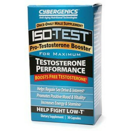 Cybergenics ISO-TEST Pro-Testerone Booster, capsules 30 ch