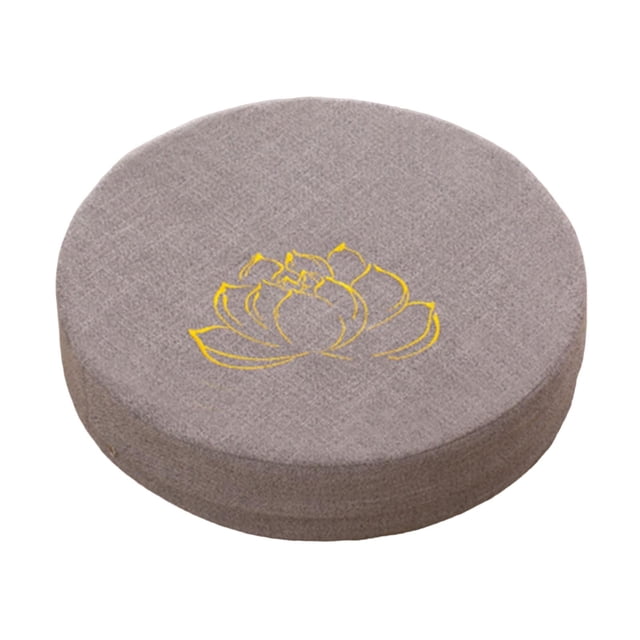 Youkk Coussin de Méditation Rond 40cm Dia avec Housse de Siège Amovible pour Intérieur Rouge 6cm Gris 10cm