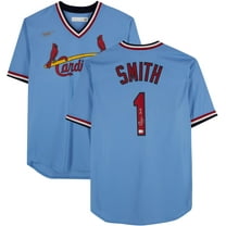 Ozzie Smith St. Louis Cardinals Autographed Light Blue Cooperstown Collection Replica Jersey - Fanatics Authentic Certified