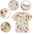 thumbnail image 4 of WOLLED 2-8Y Toddler Baby Boys Cotton Tee Shirt Kids Summer Cartoon Short Sleeve Tees Shirts Casual 100% Organic Cotton T-Shirt, 4 of 9