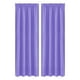 thumbnail image 1 of Scandinavian Silk Curtains | Solid Color Heat Insulation & Energy Saving | Sound Blocking & Noise Reduction | Bedroom Kitchen Use | 2 Panels | Easy Install, 1 of 5