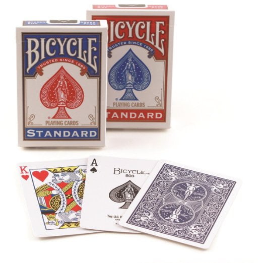 Bicycle Rider Back Poker Playing Cards, 4 Piece