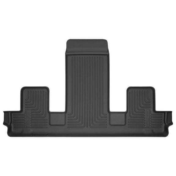 Husky Weatherbeater 3rd Row Floor Mat Fits 2018-2024 Buick Enclave/Chevy Traverse incl. LTD w/ Bucket Seats Black 1 Pc