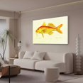 thumbnail image 3 of Póster de pintura de peces, pintura decorativa, lienzo, arte de pared, carteles para sala de estar, pintura para dormitorio, estilo marco, 12 x 18 pulgadas (30 x 45 cm), 3 of 8