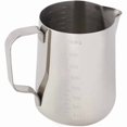 thumbnail image 1 of Jarra medidora de leche de acero inoxidable de 1000 ml, jarra de café para espumar con leche, 1 of 4