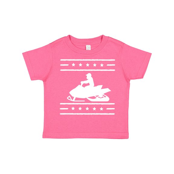 Inktastic Snowmobile Gift Silhouette Boys or Girls Toddler T-Shirt