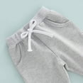 thumbnail image 6 of Zuwimk Boys And Girls 2-Piece Solid Color Hoodie Jogger Set, Athletic Outfits Elastic Waistband, Big Boy Girls Toddler Activewear(T075-Grey), 6 of 9