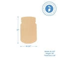 thumbnail image 2 of Wooden Mason Jar Cutout 14 x 8-1/2-inch, Pack of 25 Wooden Door Hanger, Wood Cutouts to Paint for Rustic Home Decor, by Woodpeckers, 2 of 8