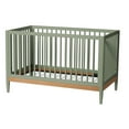 thumbnail image 5 of Little Seeds Clover 4-in-1 Convertible Baby Crib, Grove Green/Natural, 5 of 19