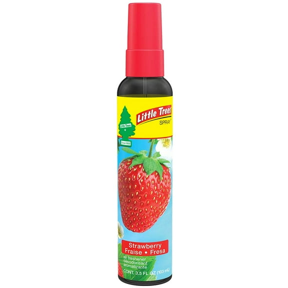 Little Trees Spray Car Air Freshener (Strawberry) (Pack of 16)